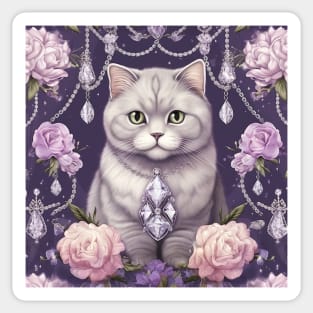 British Shorthair Cat Pattern Sticker